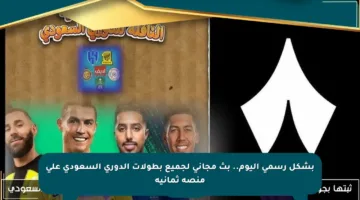 بشكل رسمي اليوم.. بث مجاني لجميع بطولات الدوري السعودي على منصة ثمانية